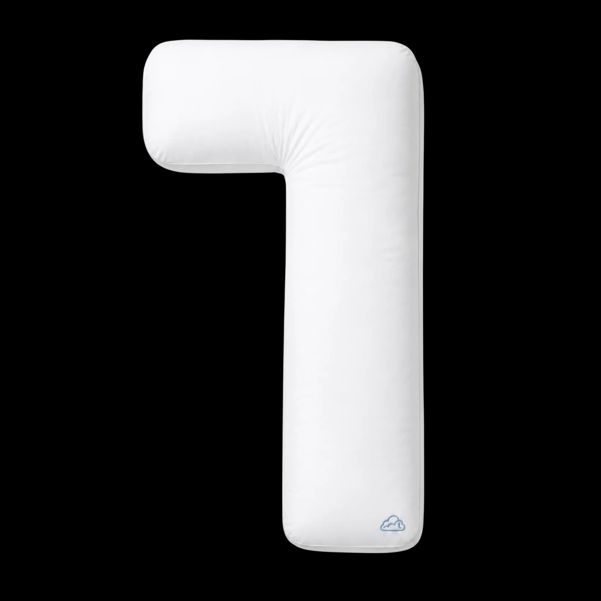 Doctor designed snuggL L-shaped pillow