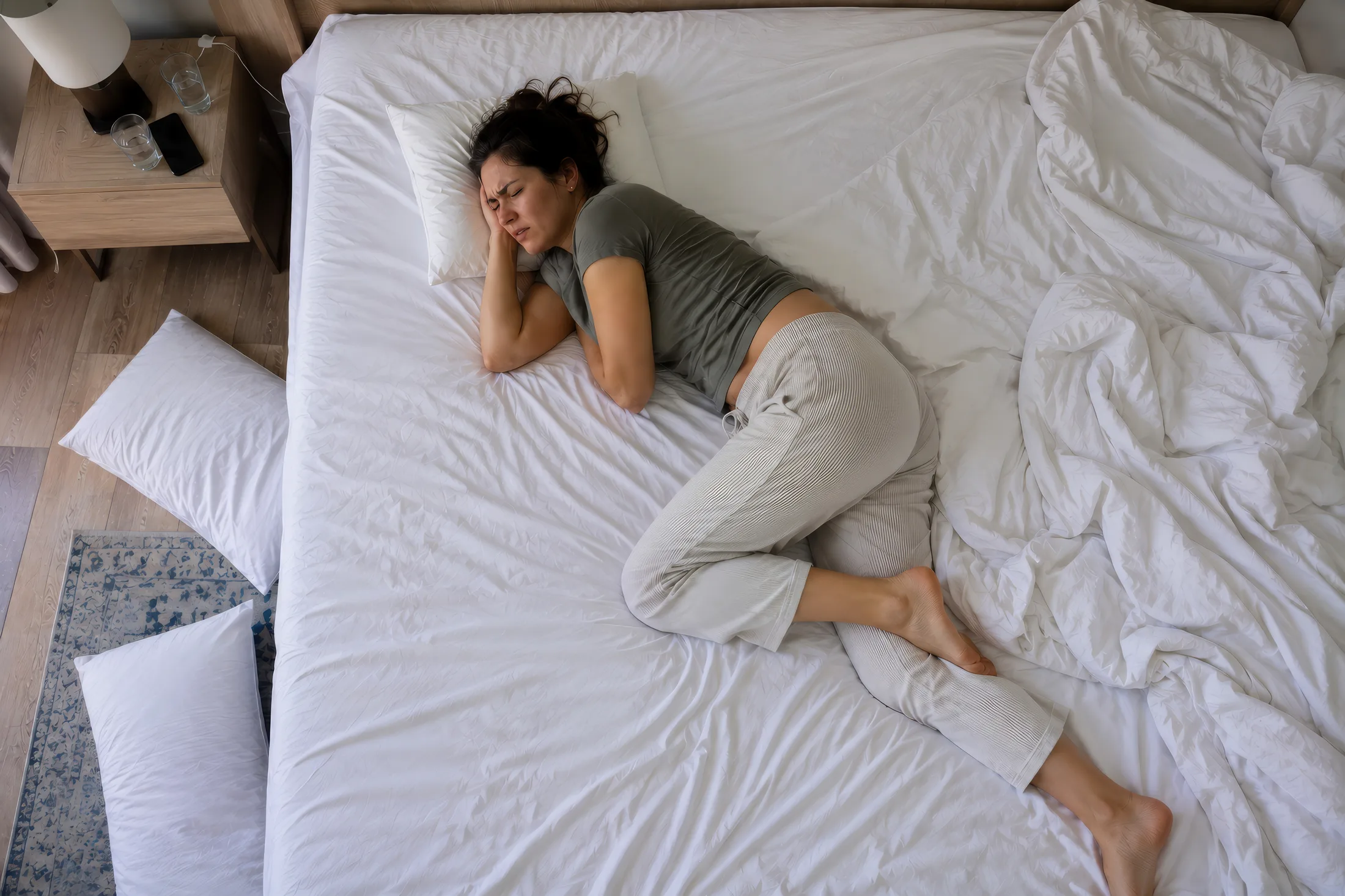 Regular pillow causing misalignment