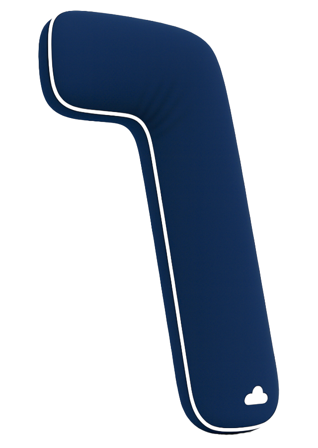 snuggL L-Pillow — doctor-designed for side sleepers